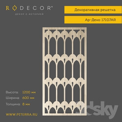 Other decorative objects - Decorative grille RODECOR Art Deco 17107AR 