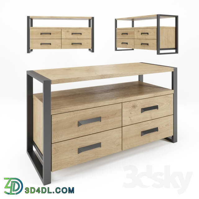 Sideboard _ Chest of drawer - Console _Industrial_