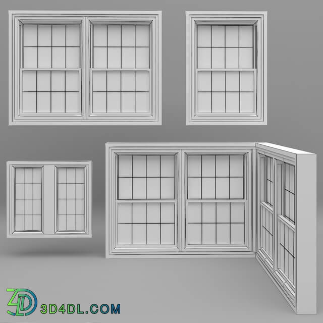 Windows - Plastic Window Set