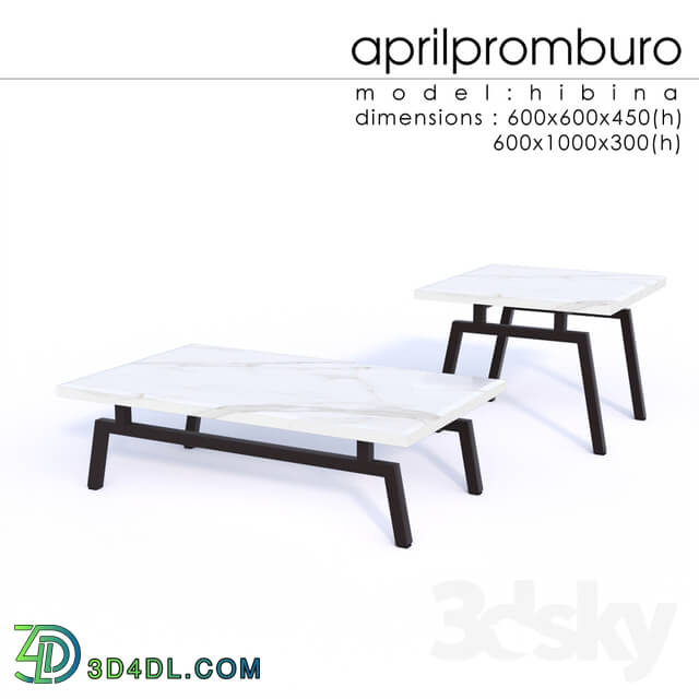 Table - Aprilpromburo Hibina 3-seat sofa