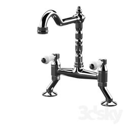 Faucet - Cranked Classic Style Bridge Tap 