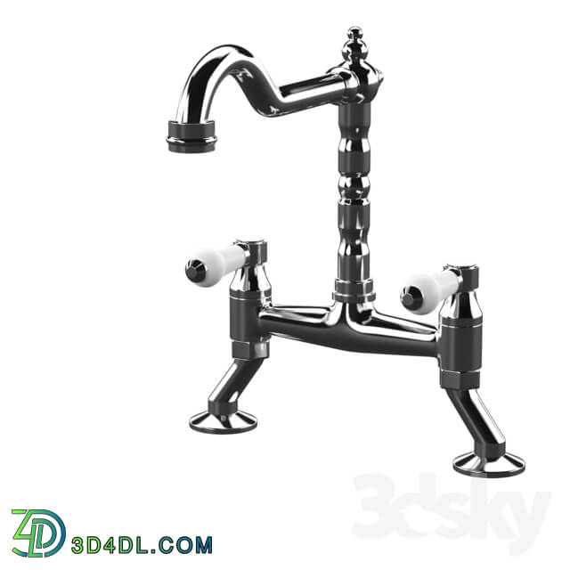 Faucet - Cranked Classic Style Bridge Tap