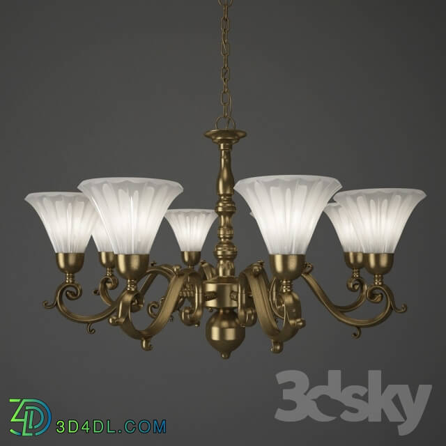 Ceiling light - Chandelier Arte Lamp A9440LM-8RB Lancaster