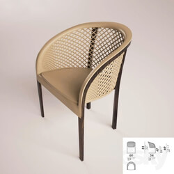 Chair - Electra Wood by Busnelli 