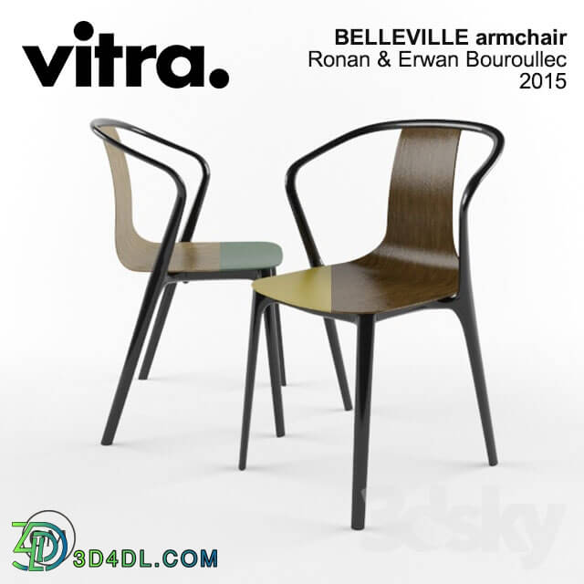 Chair - VITRA BELLEVILLE ARMCHAIR