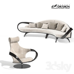 Sofa - Actual design_ set of upholstered furniture apriori R 