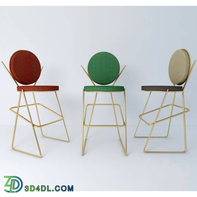 Chair - David Adjaye_ Double Zero Bar Stool for MOROSO