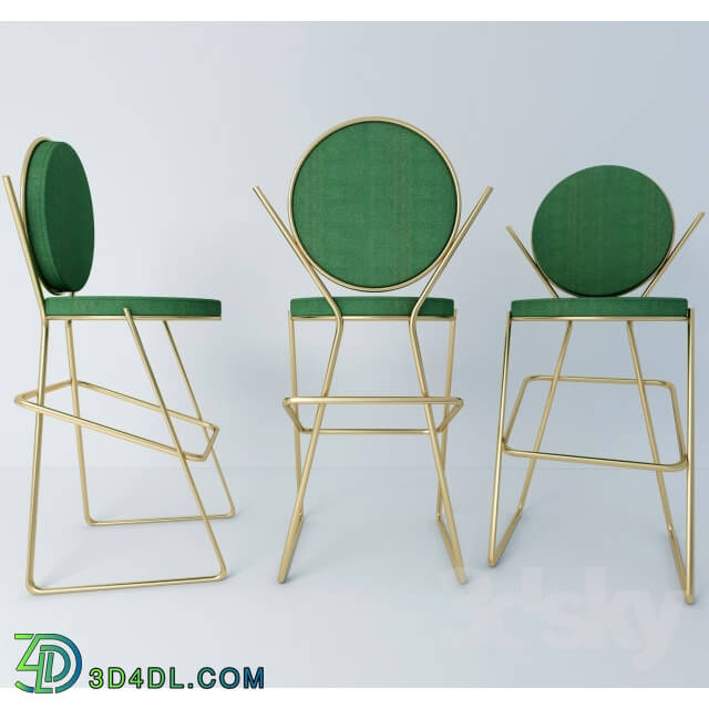 Chair - David Adjaye_ Double Zero Bar Stool for MOROSO