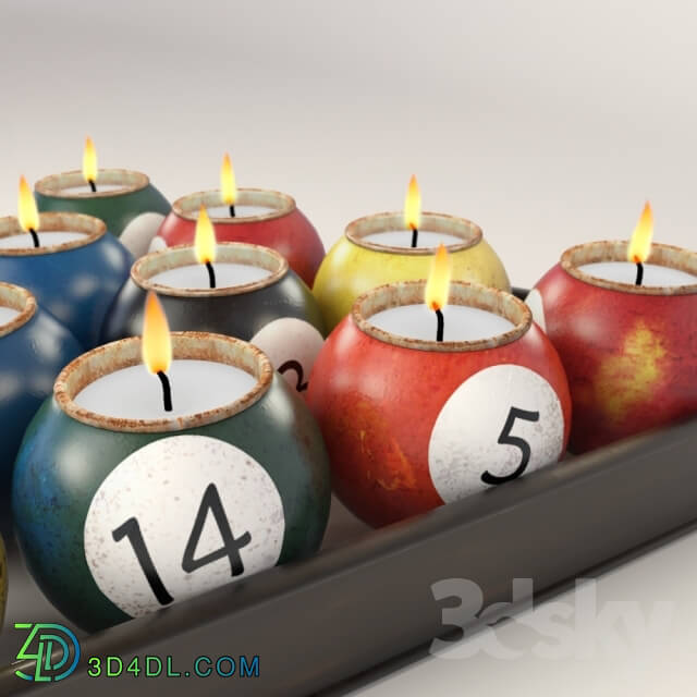 Other decorative objects - Ball Candle Holder