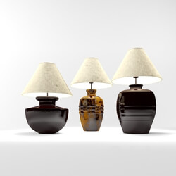 Table lamp - headlamps jugs 