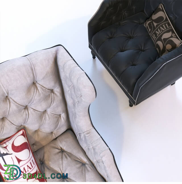 Sofa - Air Mail Tufted Chair