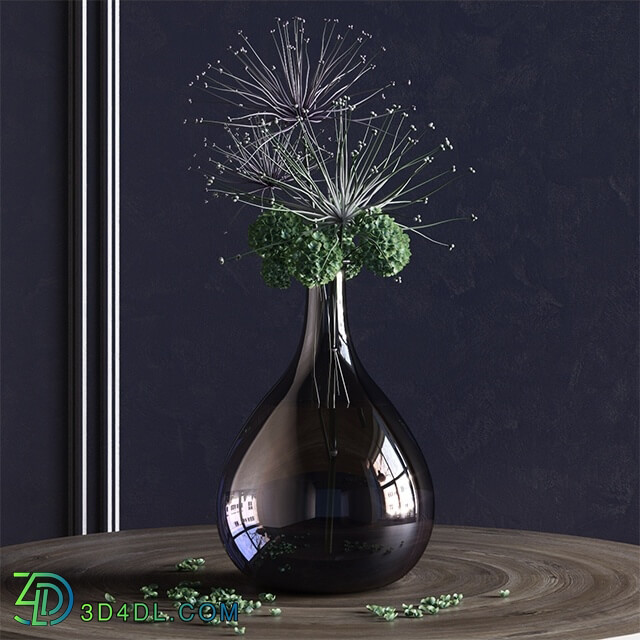 Plant - Flowers in a glass vase