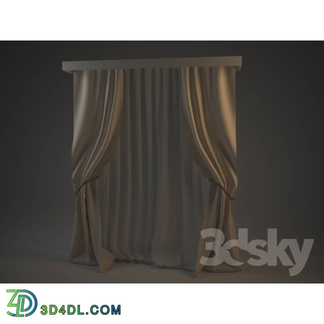 Curtain - Curtains with t_l___ simetri_nye podv_zanye