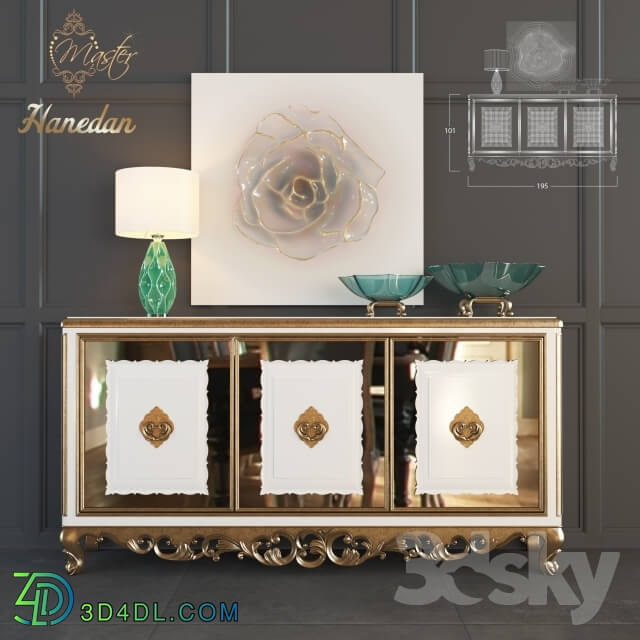 Sideboard _ Chest of drawer - Hanedan Classic Dresser