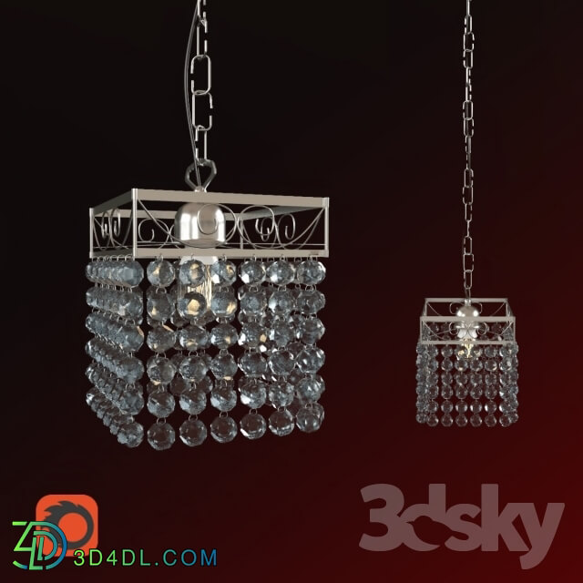 Ceiling light - Lutry FLO pendant clear