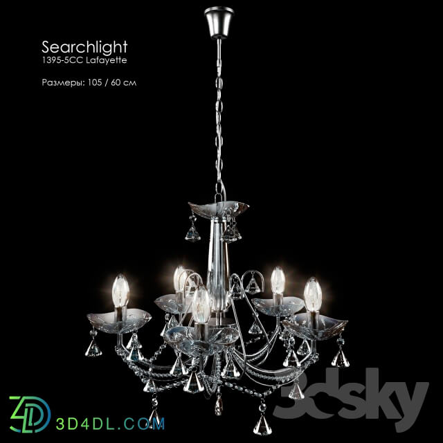 Ceiling light - Searchlight 1395-5CC Lafayette