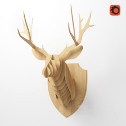Other decorative objects - Cardboard deer 