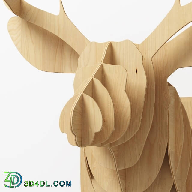 Other decorative objects - Cardboard deer