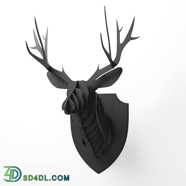 Other decorative objects - Cardboard deer