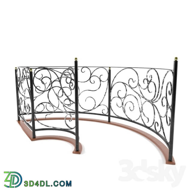 Staircase - Wrought fence