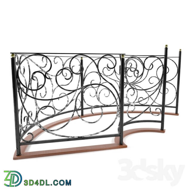 Staircase - Wrought fence