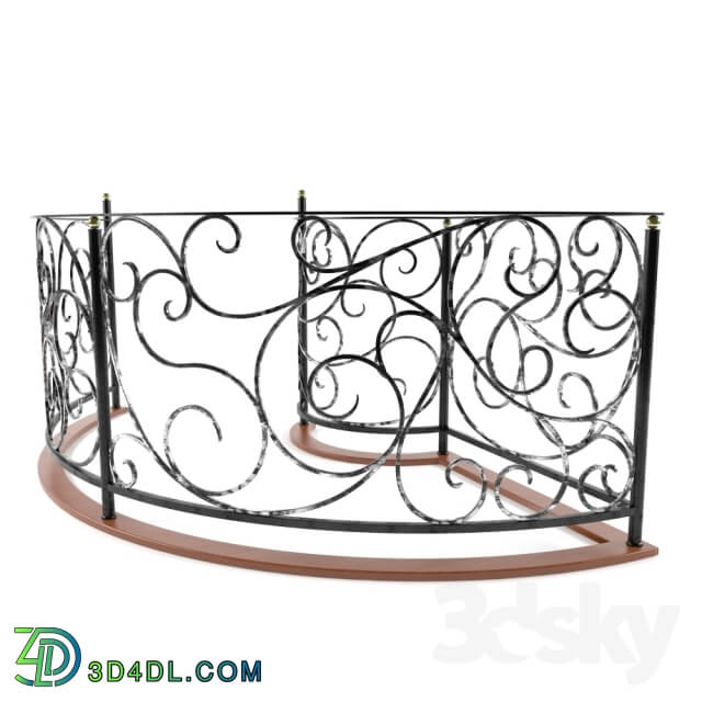 Staircase - Wrought fence