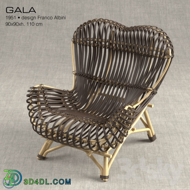 Arm chair - Vittorio Bonacina Gala Chair