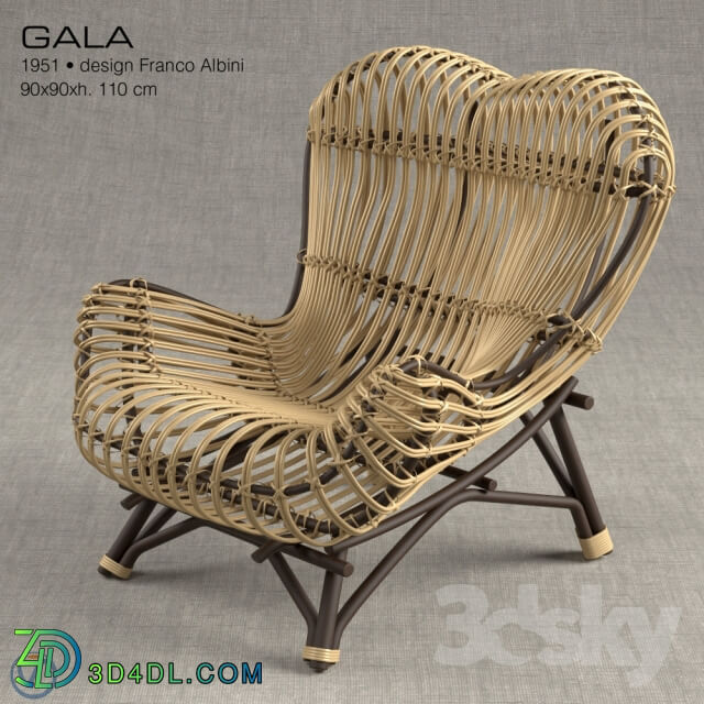 Arm chair - Vittorio Bonacina Gala Chair