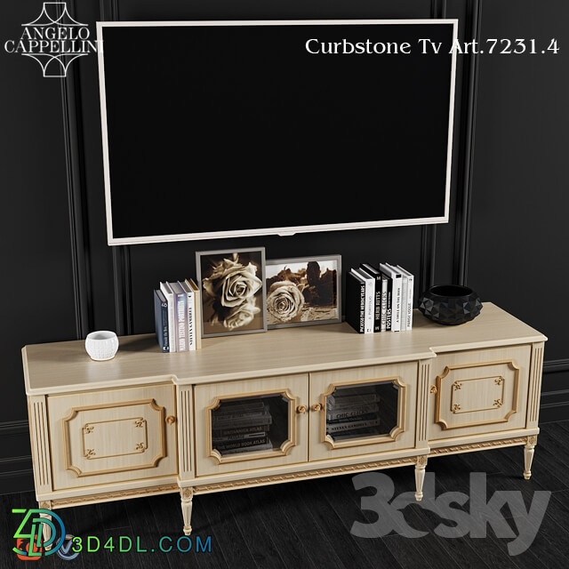 Sideboard _ Chest of drawer - Angelo Cappellini TV Stand Art.7231 _ 4