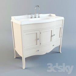 Bathroom furniture - Washbasin with pedestal from SIMAS 