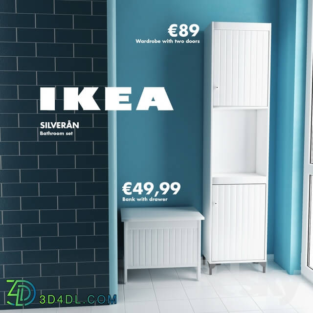 Bathroom furniture - Bathroom IKEA Silveran set