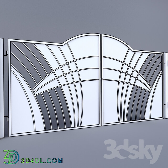 Other architectural elements - steel gate