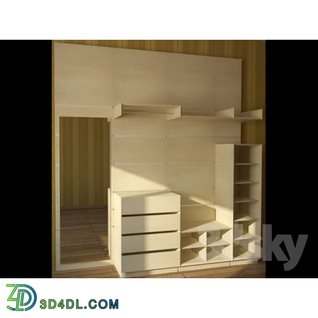 Wardrobe _ Display cabinets - Mekran_Vird_ini__Garderobna_