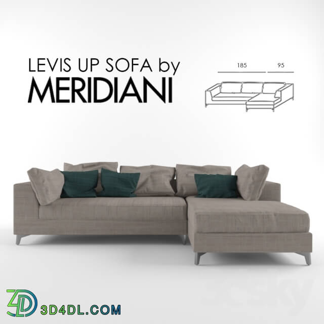 Sofa - Meridiani Levis Up divan