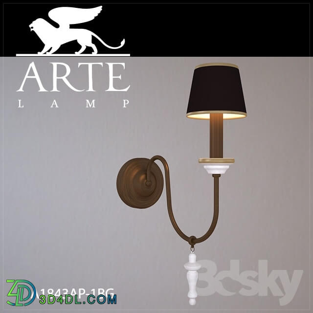 Wall light - Bra ArteLamp A1843AP-1BG