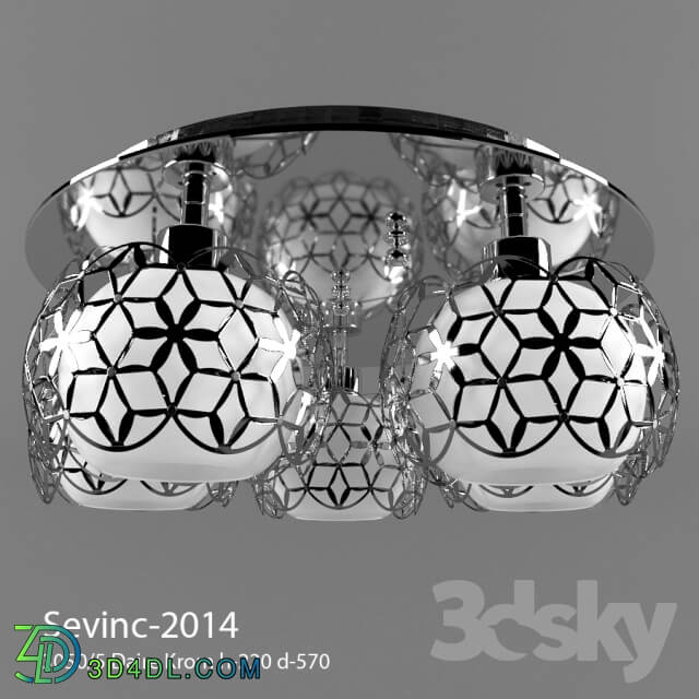 Ceiling light - Chandelier Sevinc-2014 3050_5 Daire Krom