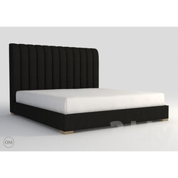 Bed - Harlan king size bed 5003K Wool 
