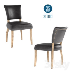 Chair - OM Leather chair model С414 from Studio 36 