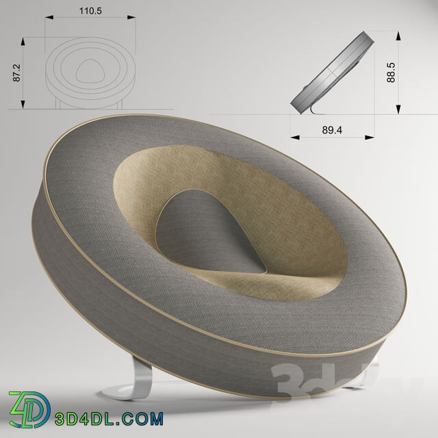 Arm chair - circle sofa