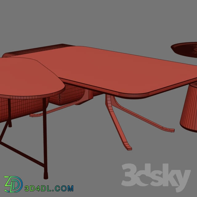 Table - Coffee table Blink Stellar Works_ Air Big Interia_ Loft Designe