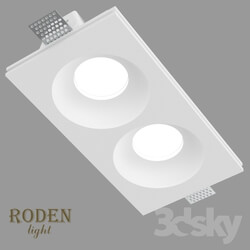 Spot light - OM Mortise plaster under plaster RODEN-light RD-212 