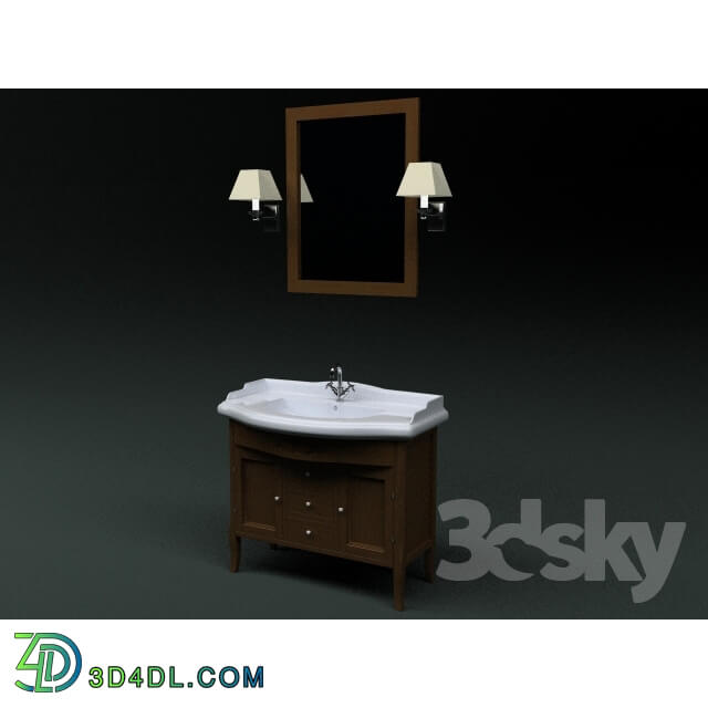 Bathroom furniture - Sink Kerasan Retro