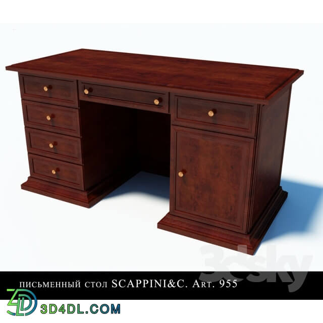 Table - desk SCAPPINI _amp_ C ART 955