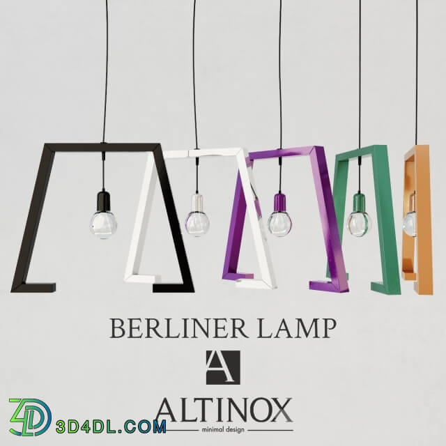Ceiling light - Hanging lamp BERLINER LAMP by Altinox