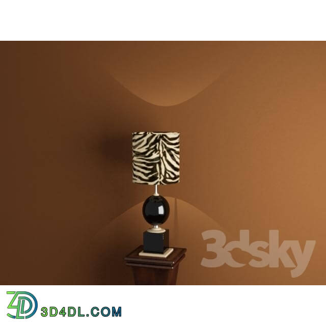 Table lamp - lamp in a Fusion style