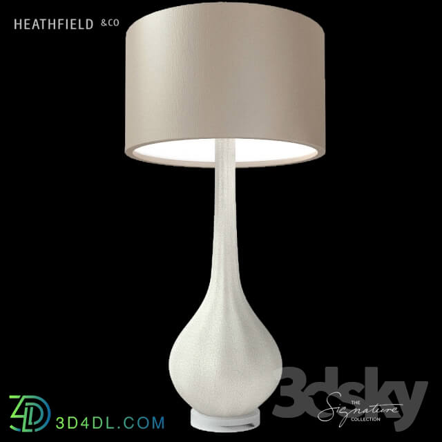 Table lamp - ELENOR IVORY CRACKLE