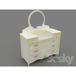 Wardrobe - chest of drawers for girls 