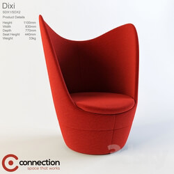 Arm chair - Dixi high back 