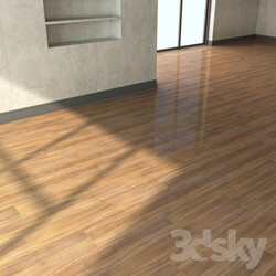 Wood - Laminate flooring with high-resolution textures from Eger. 