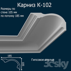Decorative plaster - K-102_105h185 mm 